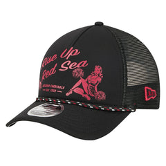 Arizona Cardinals New Era Gas Station 9FORTY A-Frame M-Crown Adjustable Trucker Hat - Black Hats