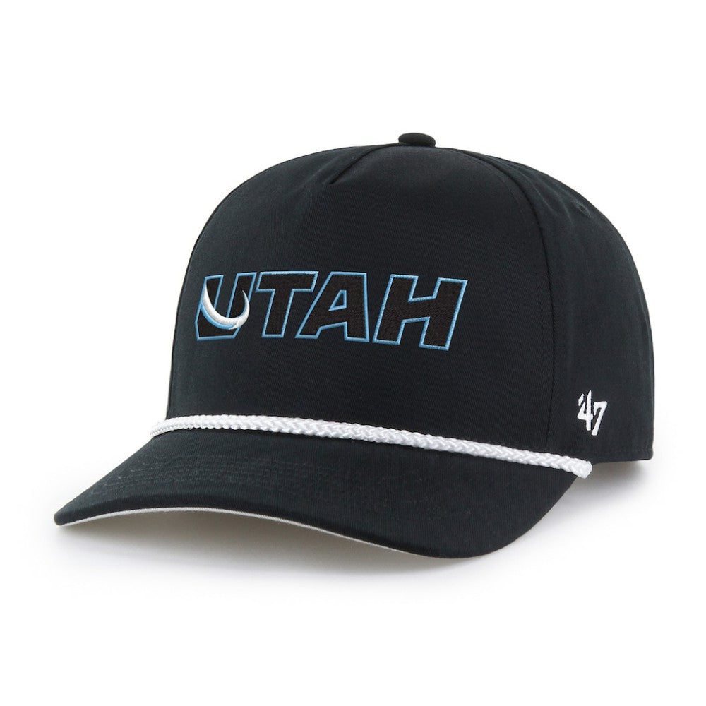 Utah Mammoth '47 Rope Hitch Adjustable Hat - Black | US 203163035