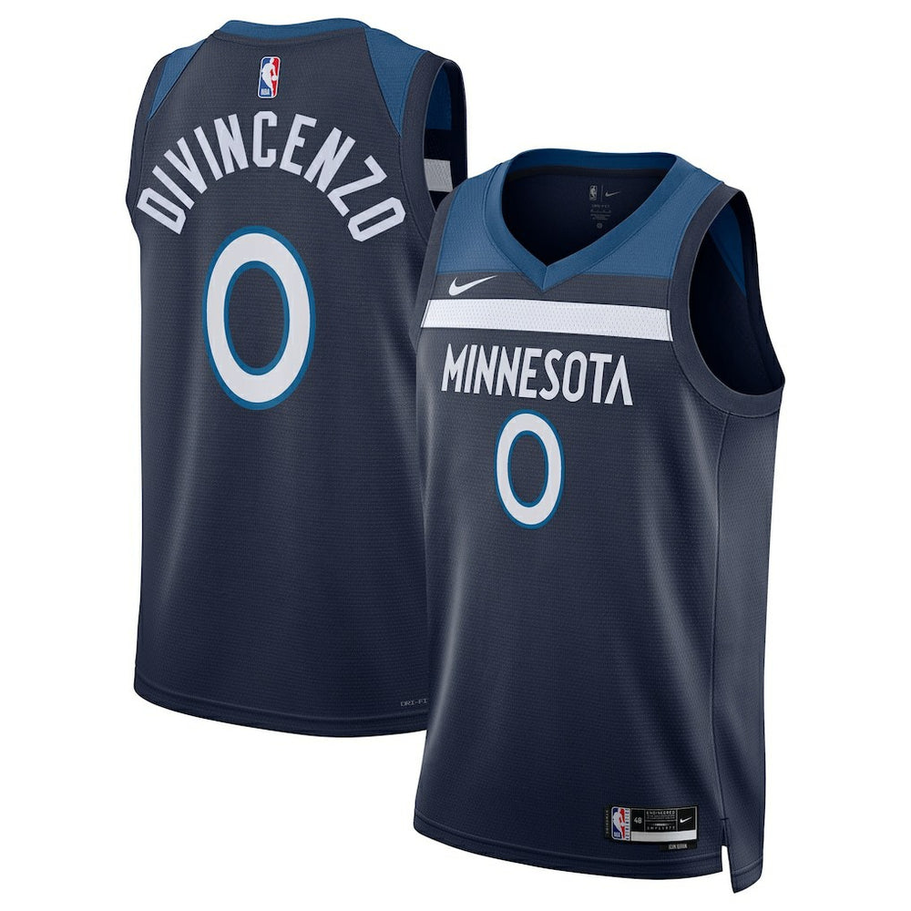 Donte DiVincenzo Minnesota Timberwolves Unisex Swingman Jersey Icon Edition Navy - Nike