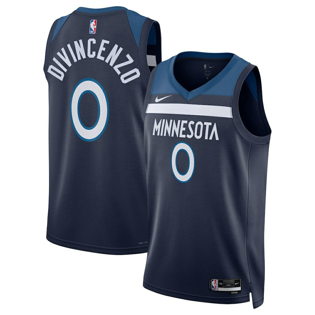Donte DiVincenzo Minnesota Timberwolves Unisex Swingman Jersey Icon Edition Navy - Nike