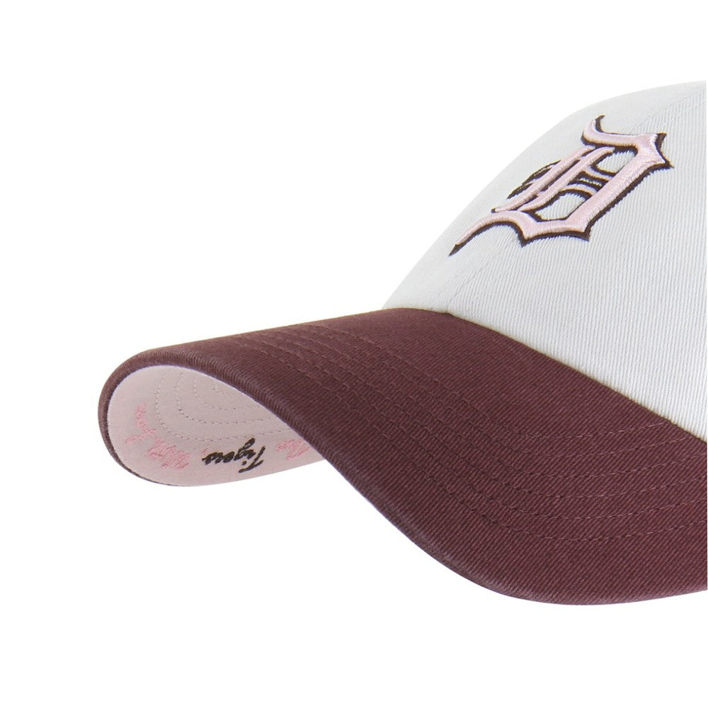 Detroit Tigers '47 Unisex Love Letter Clean Up Adjustable Hat - Stone/Burgundy Hats