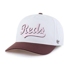 Cincinnati Reds '47 Unisex Love Letter Adjustable Hitch Hat - Stone/Burgundy Hats