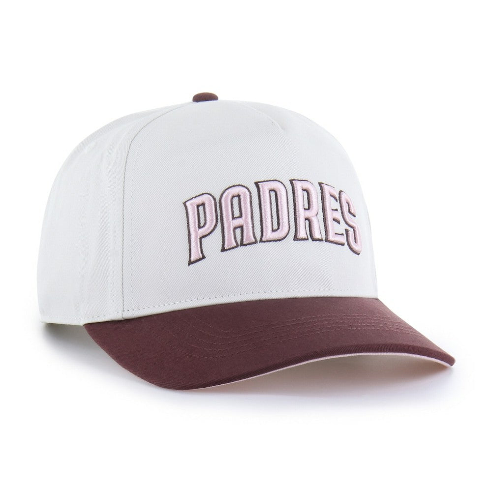 San Diego Padres '47 Unisex Love Letter Adjustable Hitch Hat - Stone/Burgundy Hats