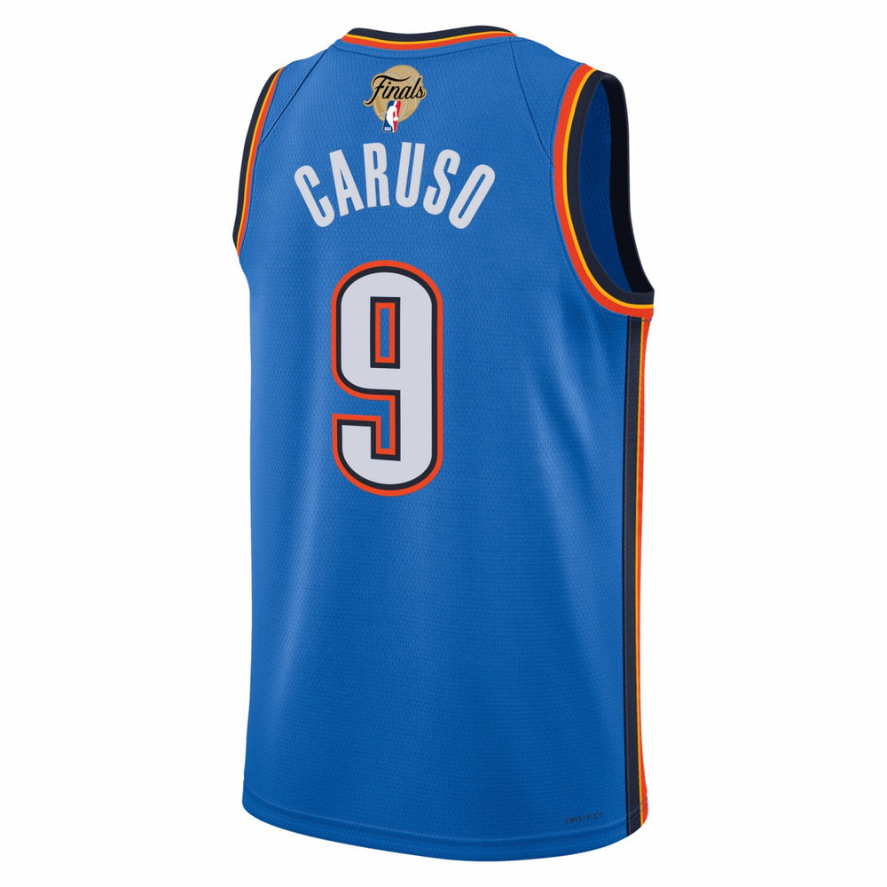 Alex Caruso Oklahoma City Thunder Unisex 2025 NBA Finals Swingman Jersey Icon Edition Blue - Nike