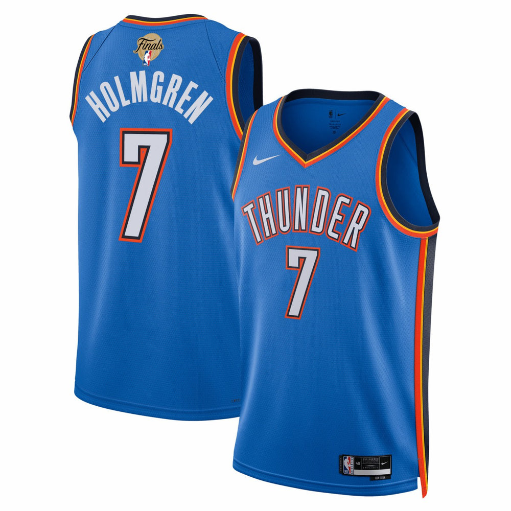Chet Holmgren Oklahoma City Thunder Unisex 2025 NBA Finals Swingman Jersey Icon Edition Blue - Nike
