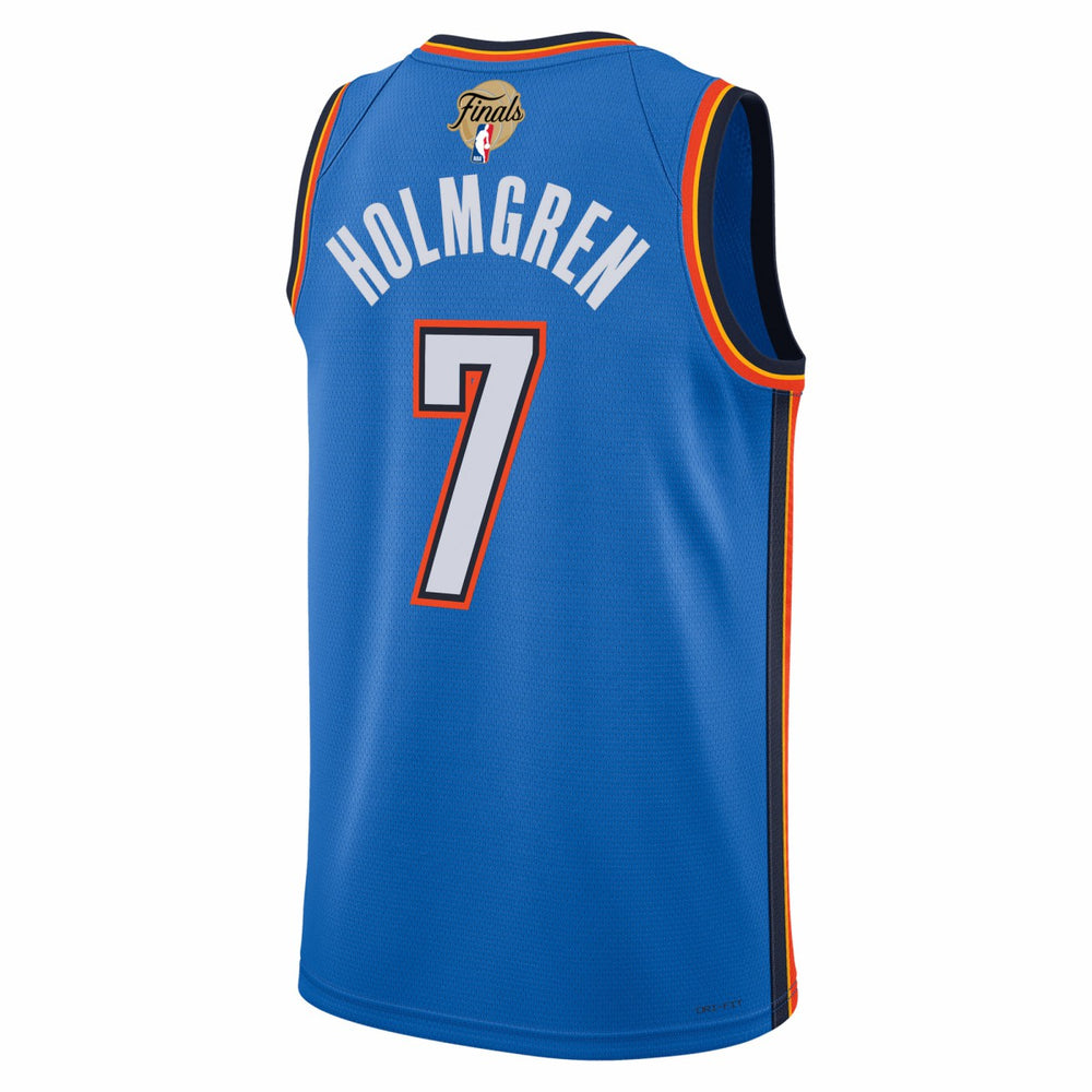 Chet Holmgren Oklahoma City Thunder Unisex 2025 NBA Finals Swingman Jersey Icon Edition Blue - Nike
