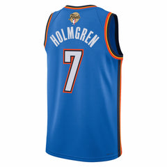 Chet Holmgren Oklahoma City Thunder Unisex 2025 NBA Finals Swingman Jersey Icon Edition Blue - Nike