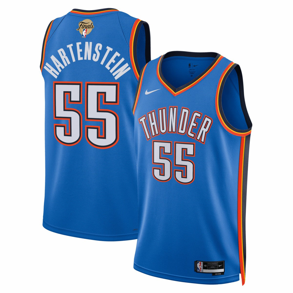 Isaiah Hartenstein Oklahoma City Thunder Unisex 2025 NBA Finals Swingman Jersey Icon Edition Blue - Nike outlet