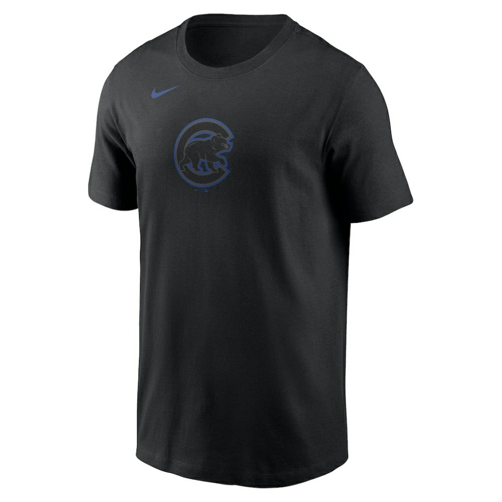 Chicago Cubs Nike Color Pop T-Shirt - Black T-shirts