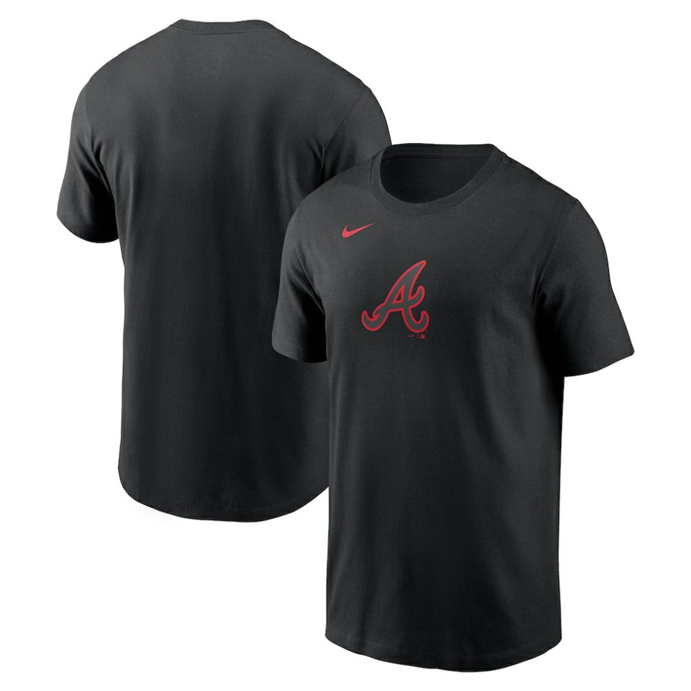 Atlanta Braves Nike Color Pop T-Shirt - Black T-shirts