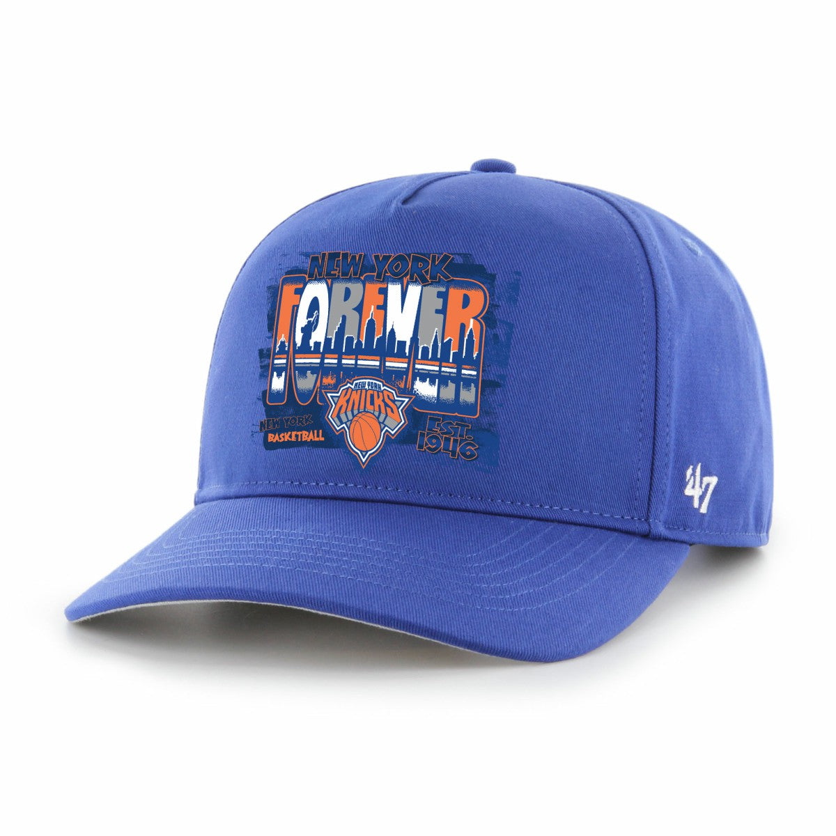New York Knicks '47 Solid Hitch Adjustable Hat Blue - 47 brand