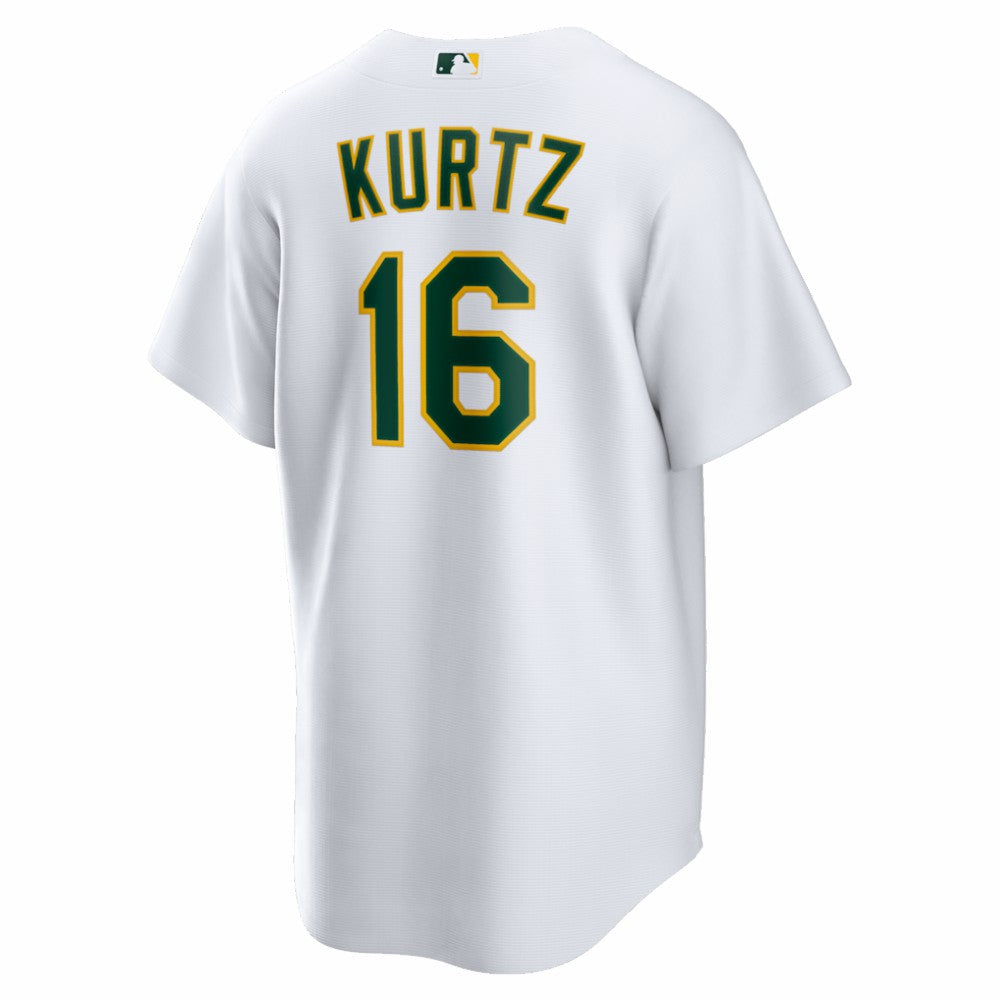 Nick Kurtz Athletics Nike Home Replica Player Jersey - White Jerseys