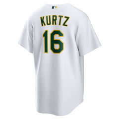 Nick Kurtz Athletics Nike Home Replica Player Jersey - White Jerseys