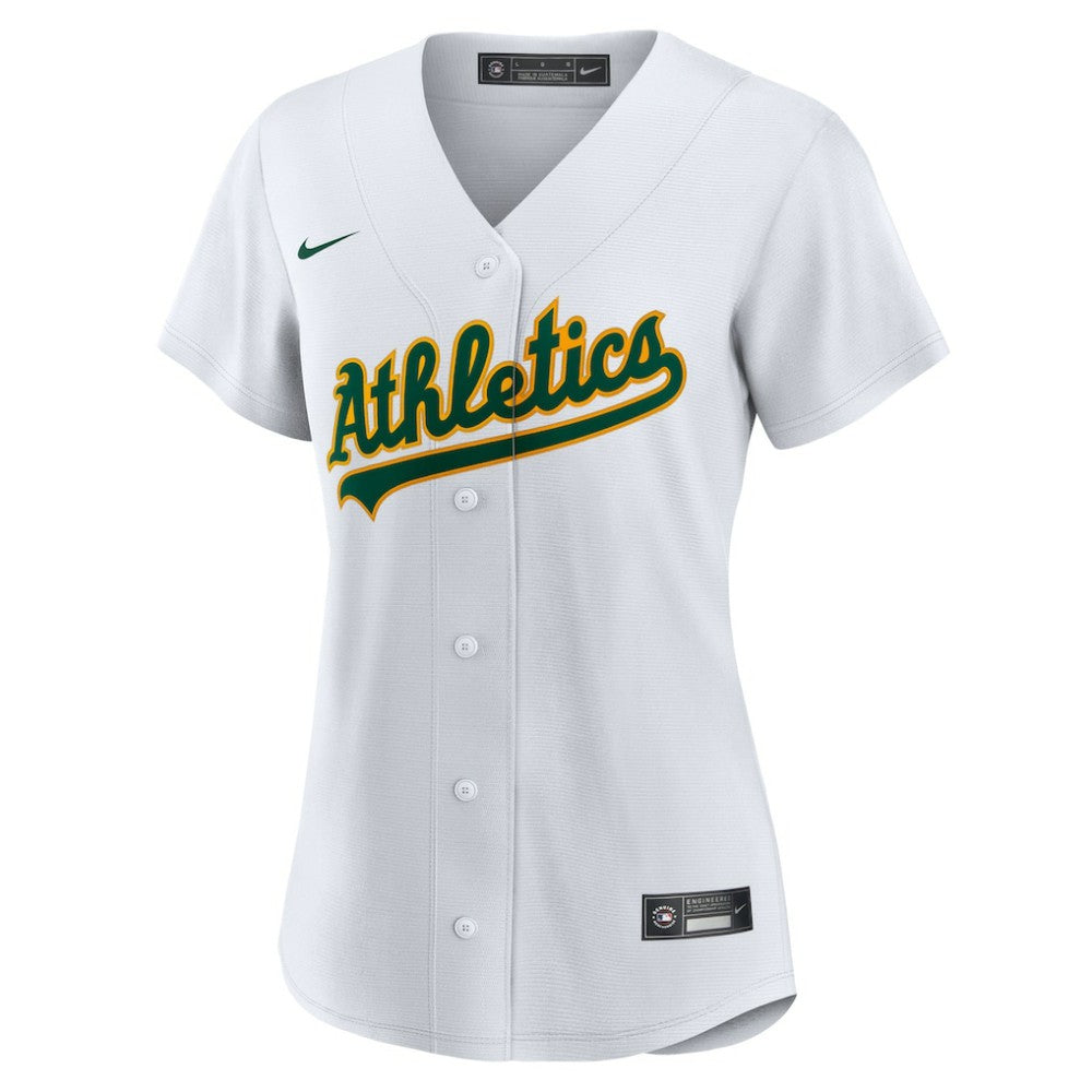 Nick Kurtz Athletics Nike Women's Home Replica Player Jersey - White Jerseys