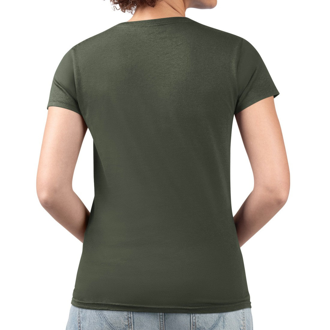 Green Bay Packers G-III 4Her by Carl Banks Women's Super-Slim Fit Lightweight Pinstripe Circle V-Neck T-Shirt - Green T-shirts
