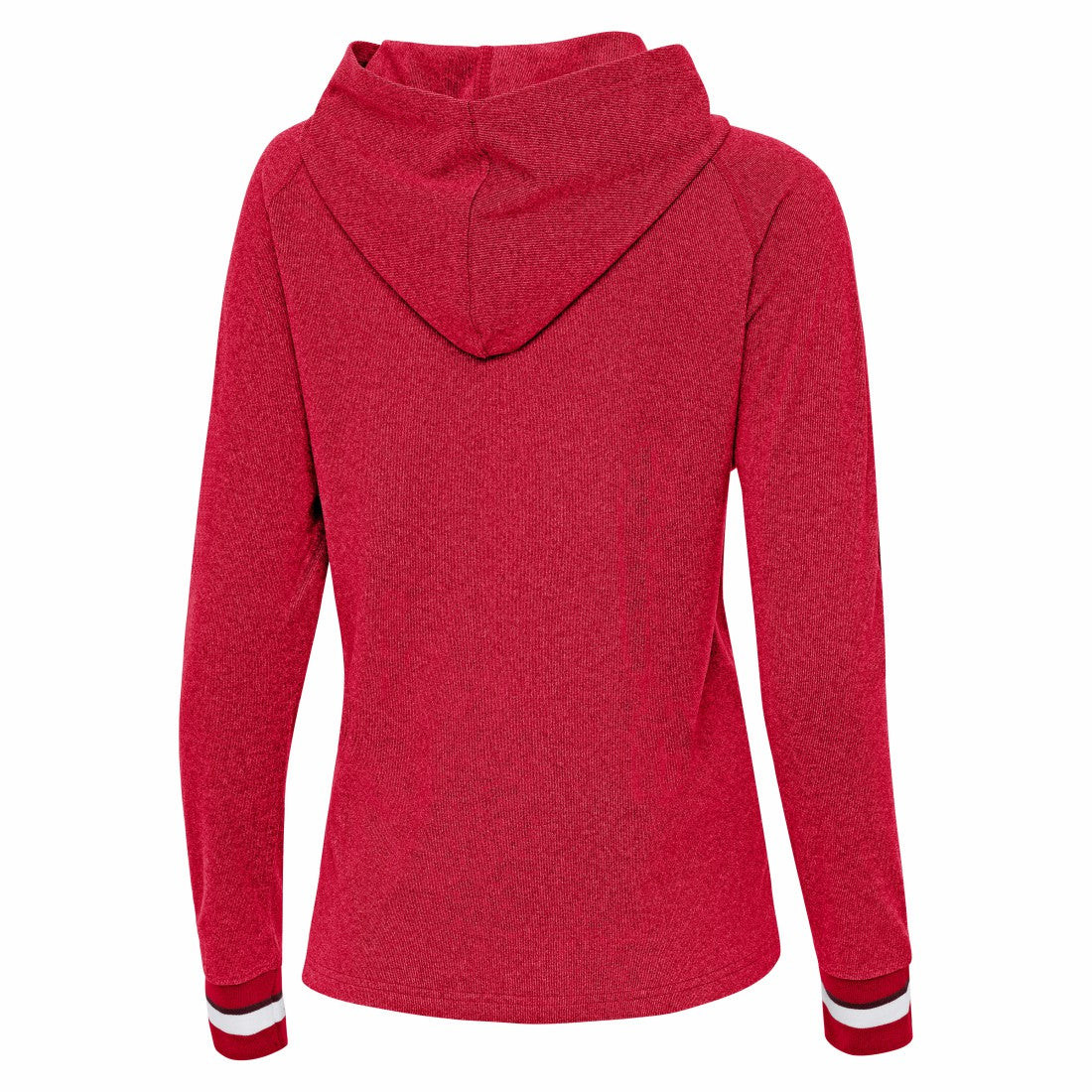 Tampa Bay Buccaneers Antigua Women's Trek Raglan Pullover Hoodie - Red Hoodies