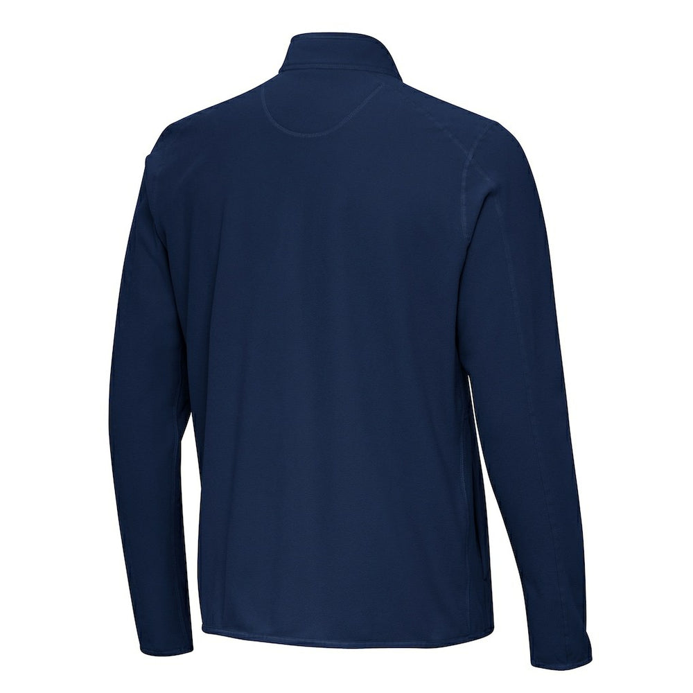 Chicago Bears Antigua Step Up Quarter-Zip Pullover - Navy Pullover