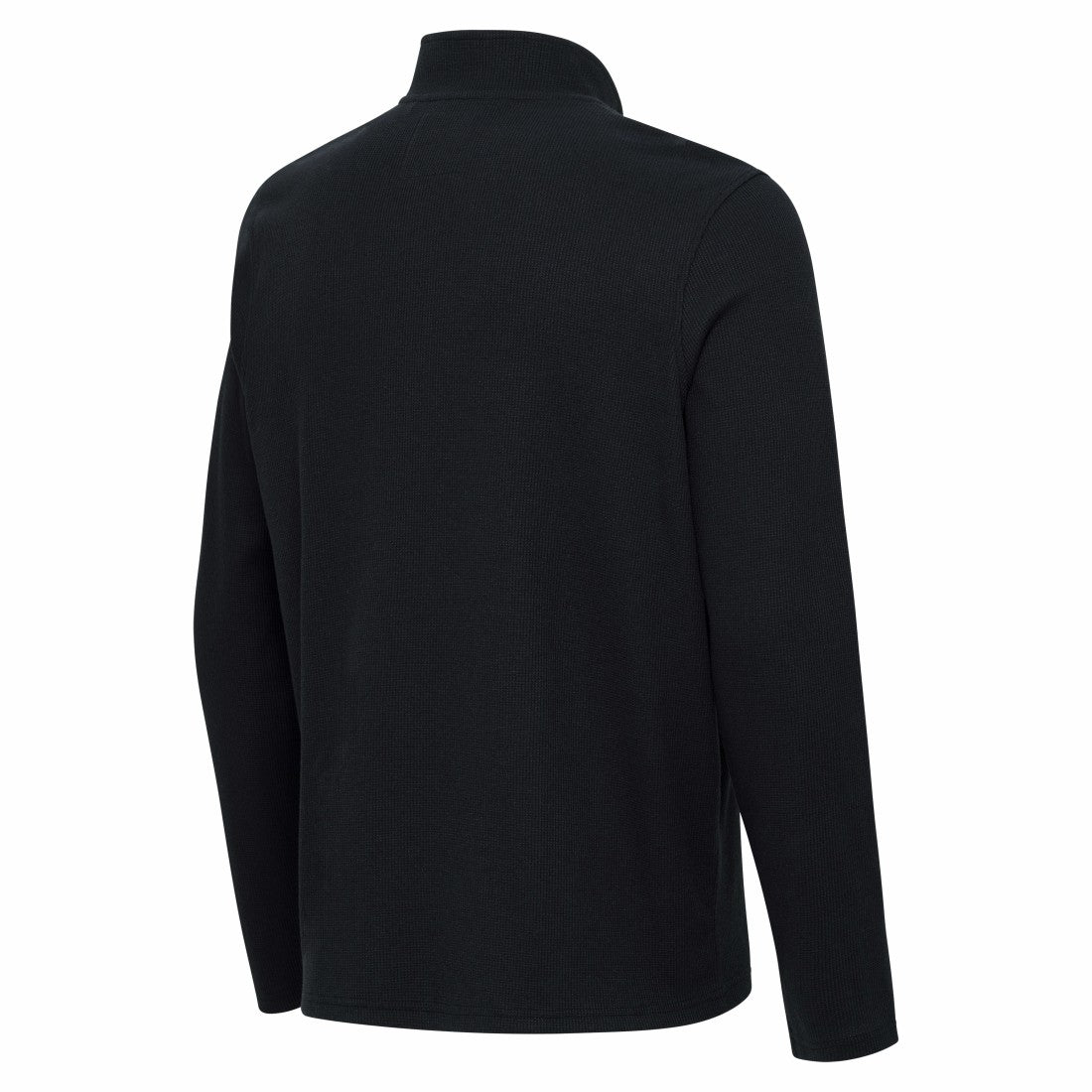 Tampa Bay Buccaneers Antigua Sync Tri-Blend Quarter-Zip Pullover - Heather Black Pullover