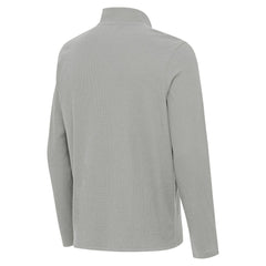 Miami Dolphins Antigua Sync Tri-Blend Quarter-Zip Pullover - Heather Gray Pullover