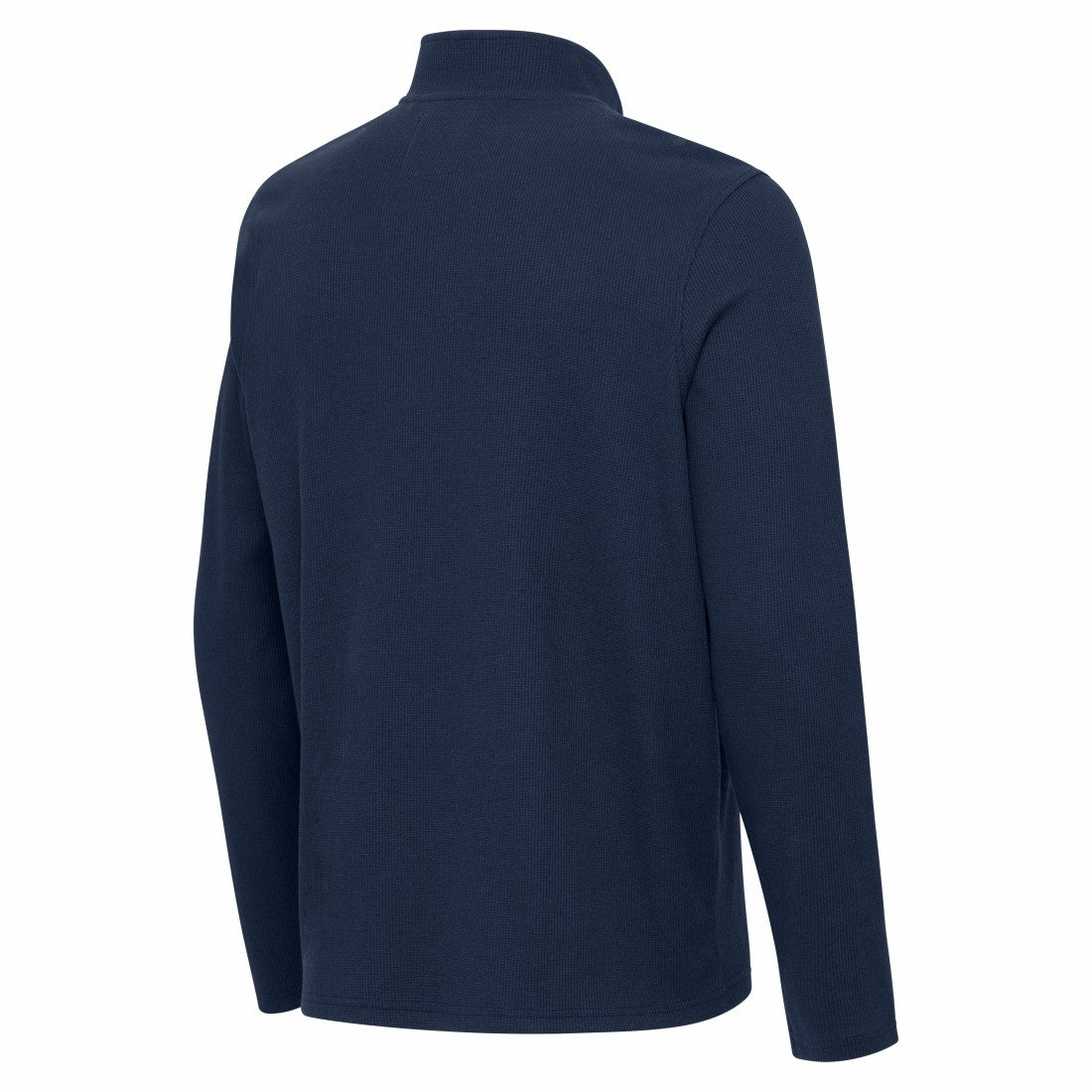 Denver Broncos Antigua Sync Tri-Blend Quarter-Zip Pullover - Heather Navy Pullover