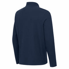 Denver Broncos Antigua Sync Tri-Blend Quarter-Zip Pullover - Heather Navy Pullover