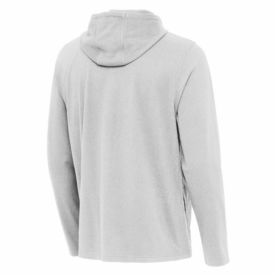 Detroit Lions Antigua Connected Quarter-Zip Pullover Hoodie - Gray Hoodies