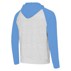 Los Angeles Chargers Antigua Urgent Pullover Hoodie - Powder Blue/Gray Hoodies