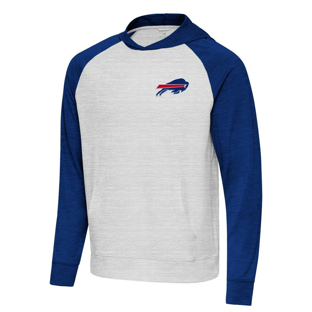 Buffalo Bills Antigua Urgent Pullover Hoodie - Royal/Gray Hoodies