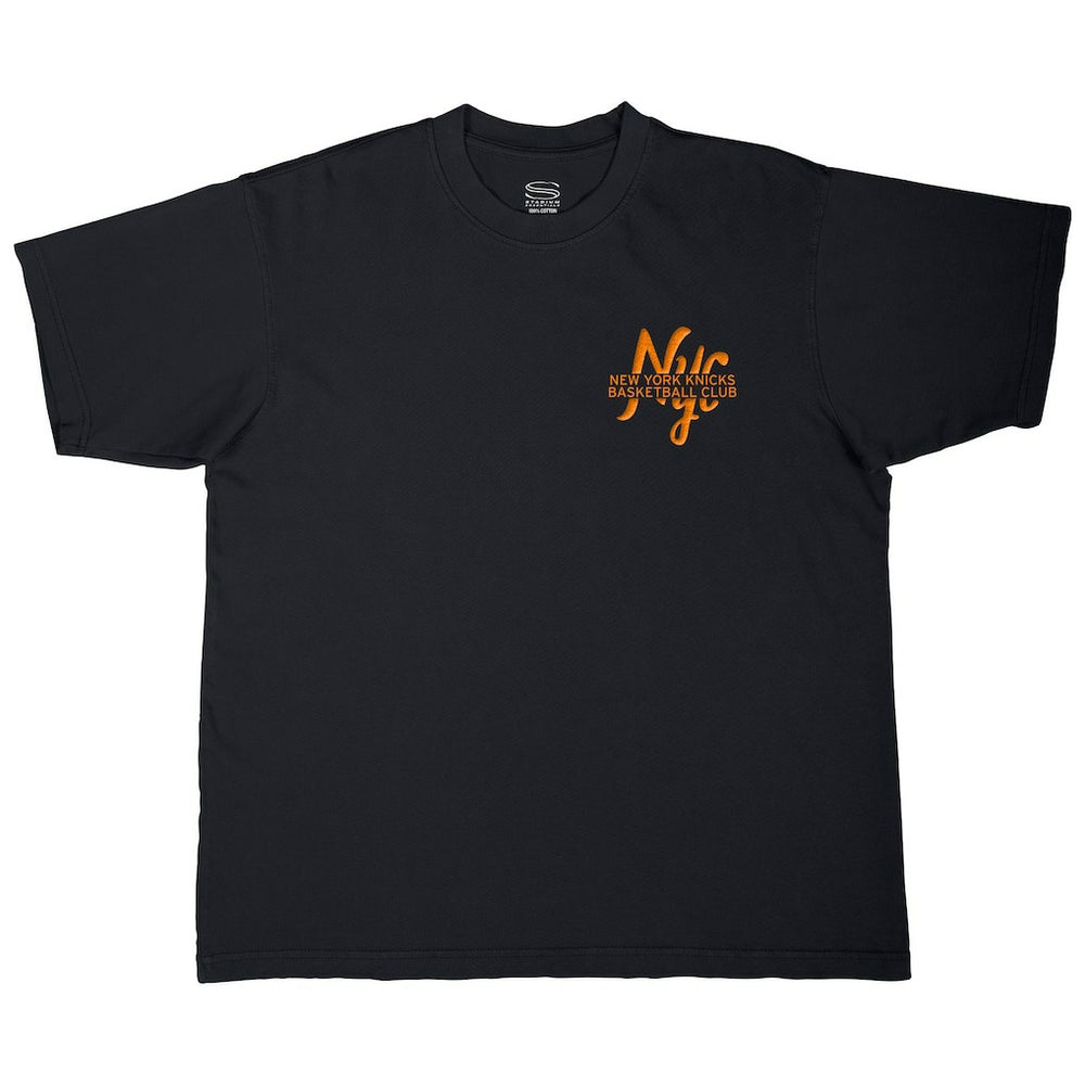 New York Knicks Stadium Essentials Unisex Oversized Forever NYC T-Shirt Black outlet