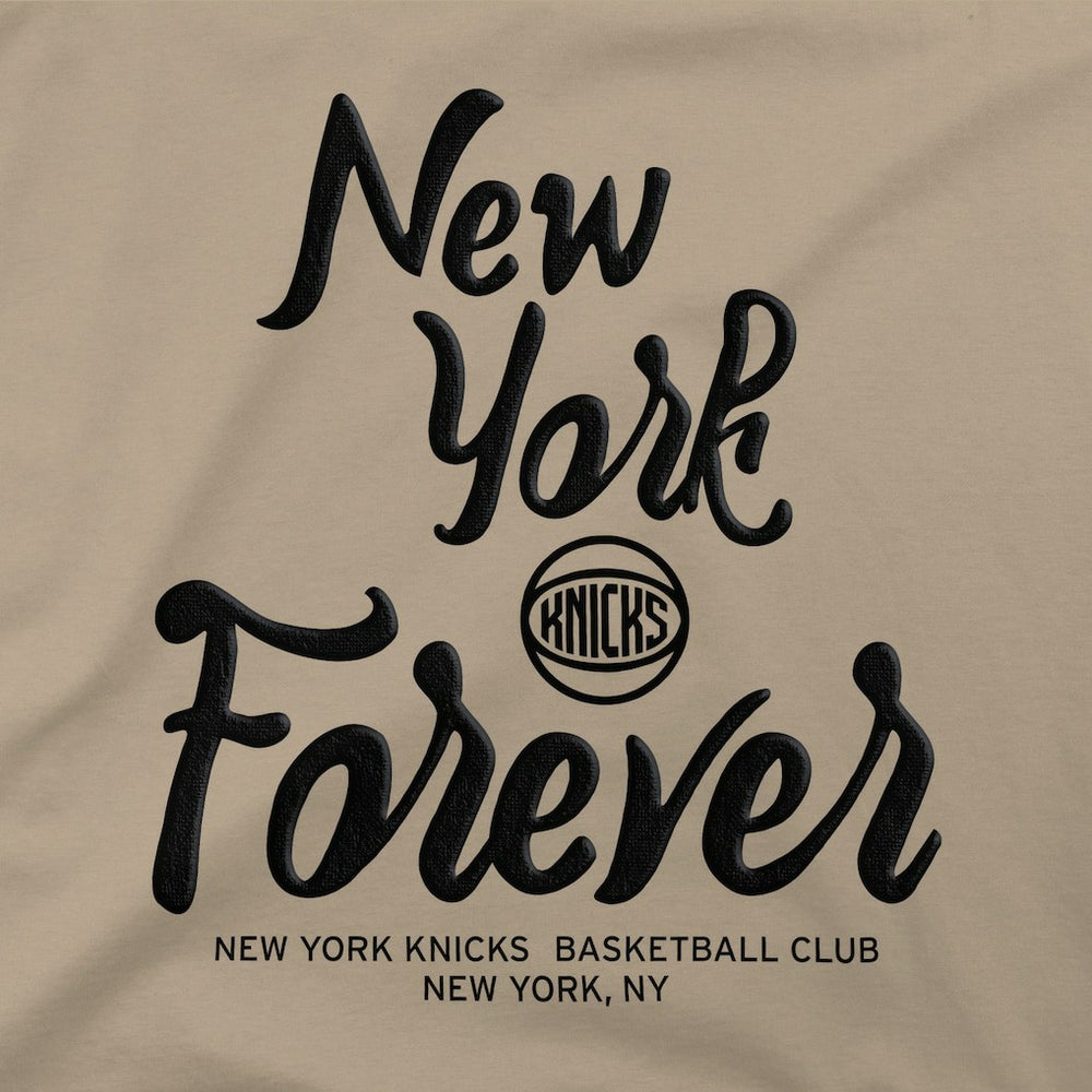 New York Knicks Stadium Essentials Oversized Forever T-Shirt Tan outlet