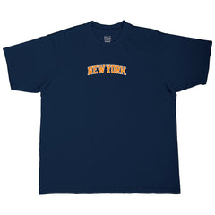 New York Knicks Stadium Essentials Get Back Heavyweight Urban T-Shirt Navy