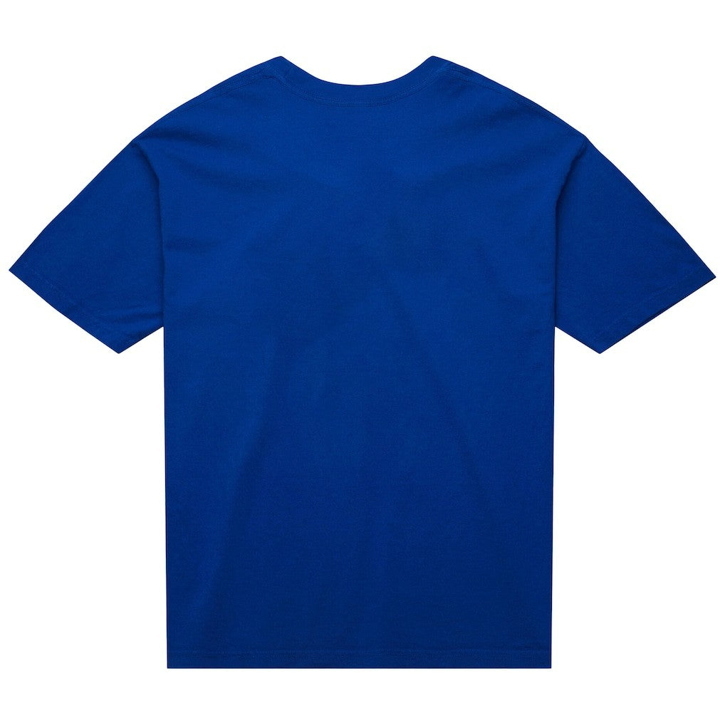 New York Knicks Unisex Hardwood Classics MVP Logo T-Shirt Blue - Mitchell & Ness outlet
