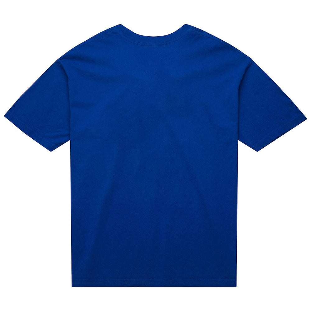 New York Knicks Unisex Hardwood Classics MVP Logo T-Shirt Blue - Mitchell & Ness outlet