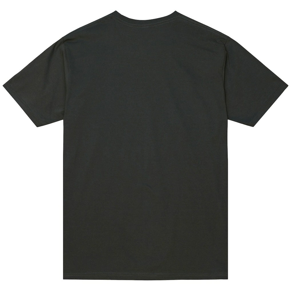 New York Knicks Unisex Hardwood Classics MVP Logo T-Shirt Heather Charcoal - Mitchell & Ness