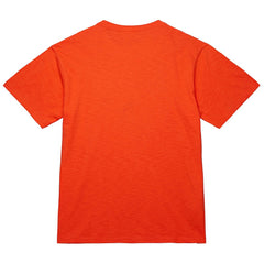 New York Knicks Unisex Hardwood Classics MVP Logo T-Shirt Orange - Mitchell & Ness