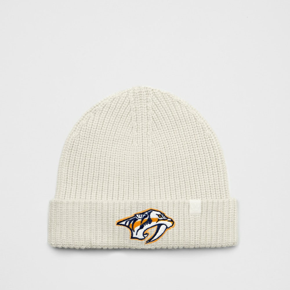 Nashville Predators lululemon Unisex Close-Fit Wool-Blend Ribbed Beanie - Heathered Bone | US 203169731
