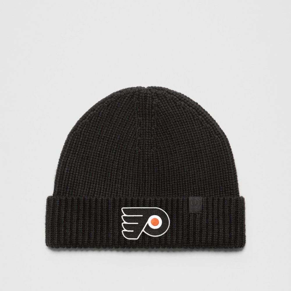 Philadelphia Flyers lululemon Unisex Close-Fit Wool-Blend Ribbed Beanie - Black | US 203169742