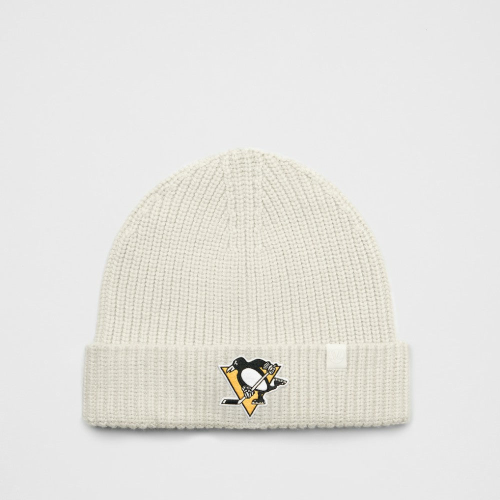 Pittsburgh Penguins lululemon Unisex Close-Fit Wool-Blend Ribbed Beanie - Heathered Bone | US 203169746