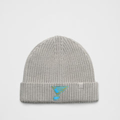 St. Louis Blues lululemon Unisex Close-Fit Wool-Blend Ribbed Beanie - Heathered Gull Grey | US 203169753