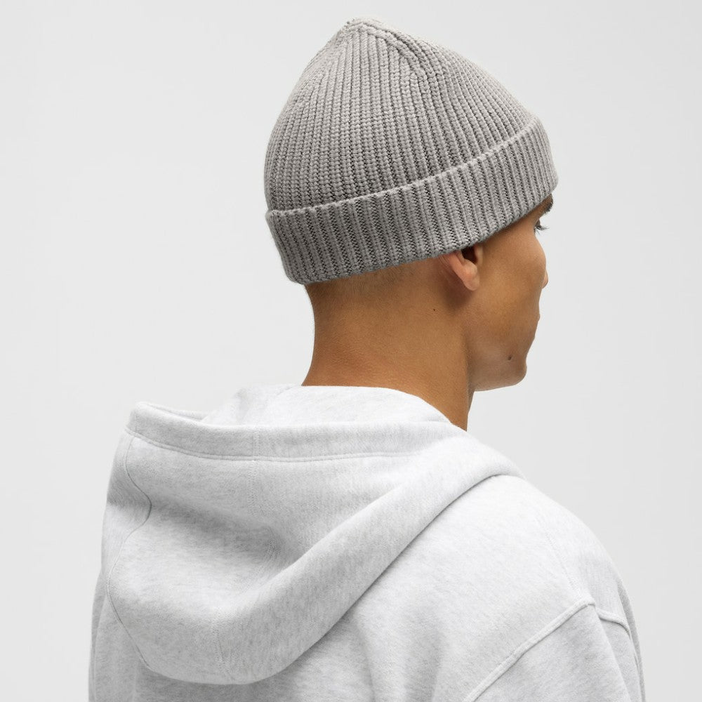 St. Louis Blues lululemon Unisex Close-Fit Wool-Blend Ribbed Beanie - Heathered Gull Grey | US 203169753