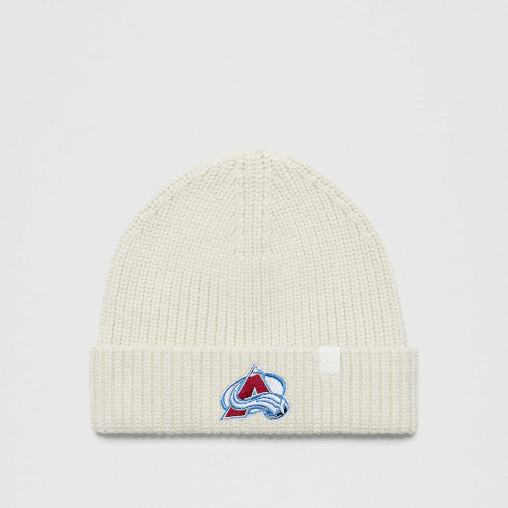 Colorado Avalanche lululemon Unisex Close-Fit Wool-Blend Ribbed Beanie - Heathered Bone | US 203169784