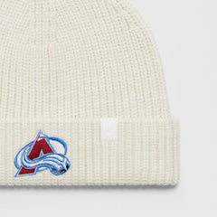 Colorado Avalanche lululemon Unisex Close-Fit Wool-Blend Ribbed Beanie - Heathered Bone | US 203169784