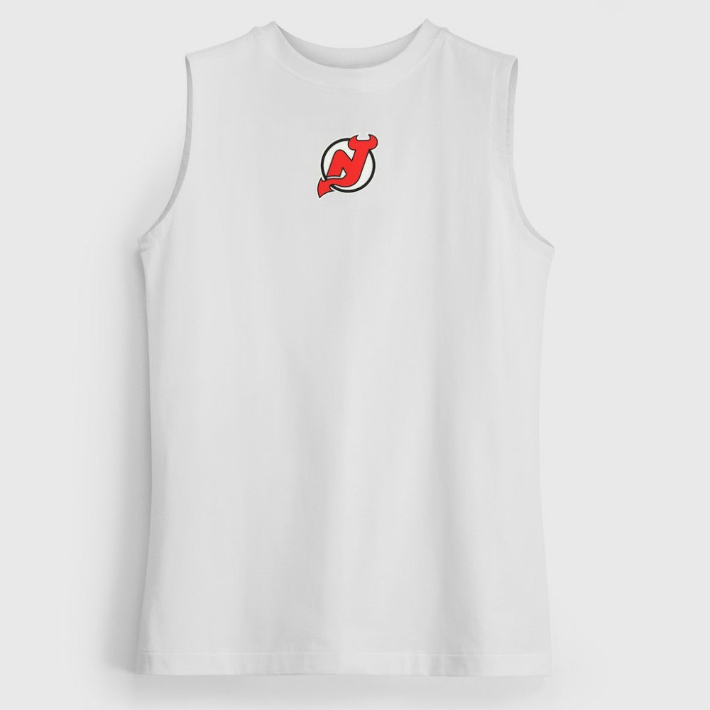 New Jersey Devils lululemon Women's All Yours Organic Cotton Tank Top - White | US 203169848
