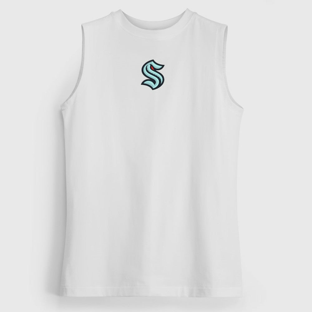Seattle Kraken lululemon Women's All Yours Organic Cotton Tank Top - White | US 203169851