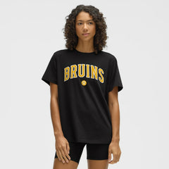 Boston Bruins lululemon Women's All Yours Organic Cotton T-Shirt - Black | US 203169853