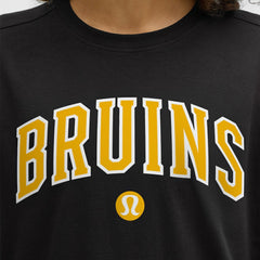 Boston Bruins lululemon Women's All Yours Organic Cotton T-Shirt - Black | US 203169853