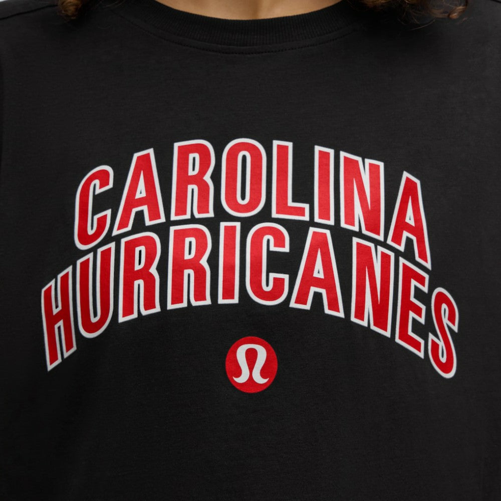 Carolina Hurricanes lululemon Women's All Yours Organic Cotton T-Shirt - Black | US 203169854
