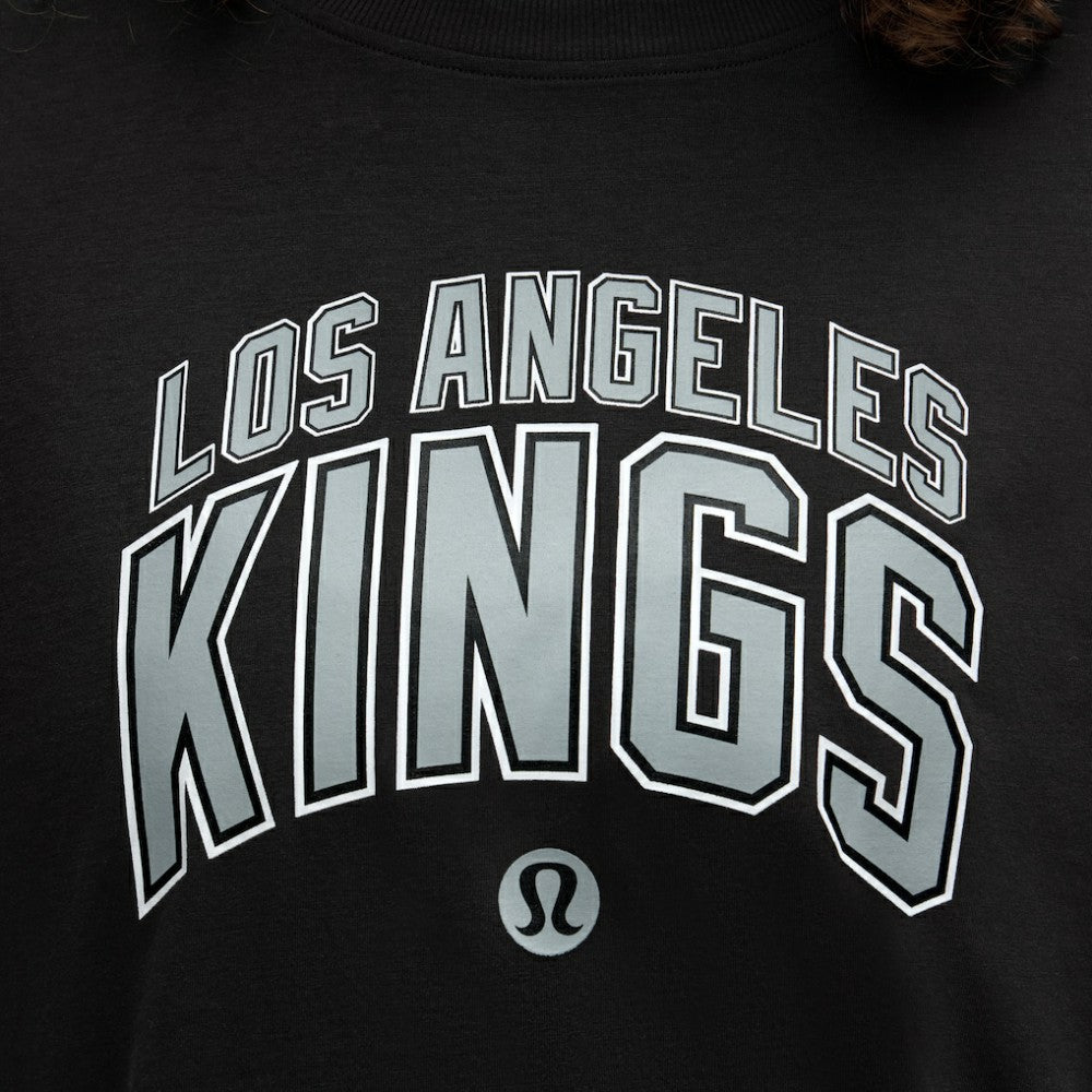 Los Angeles Kings lululemon Women's All Yours Organic Cotton T-Shirt - Black | US 203169857