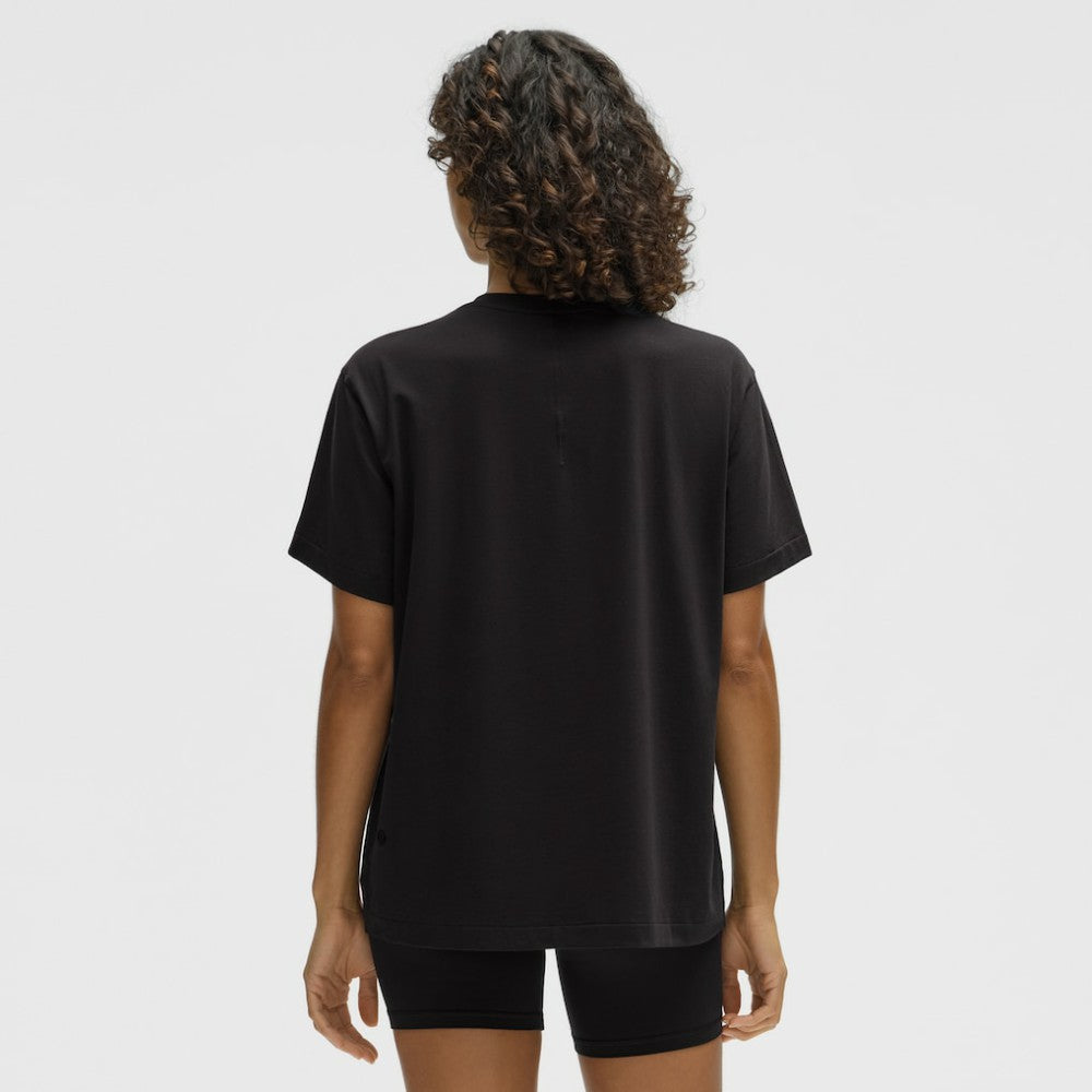 Minnesota Wild lululemon Women's All Yours Organic Cotton T-Shirt - Black | US 203169858