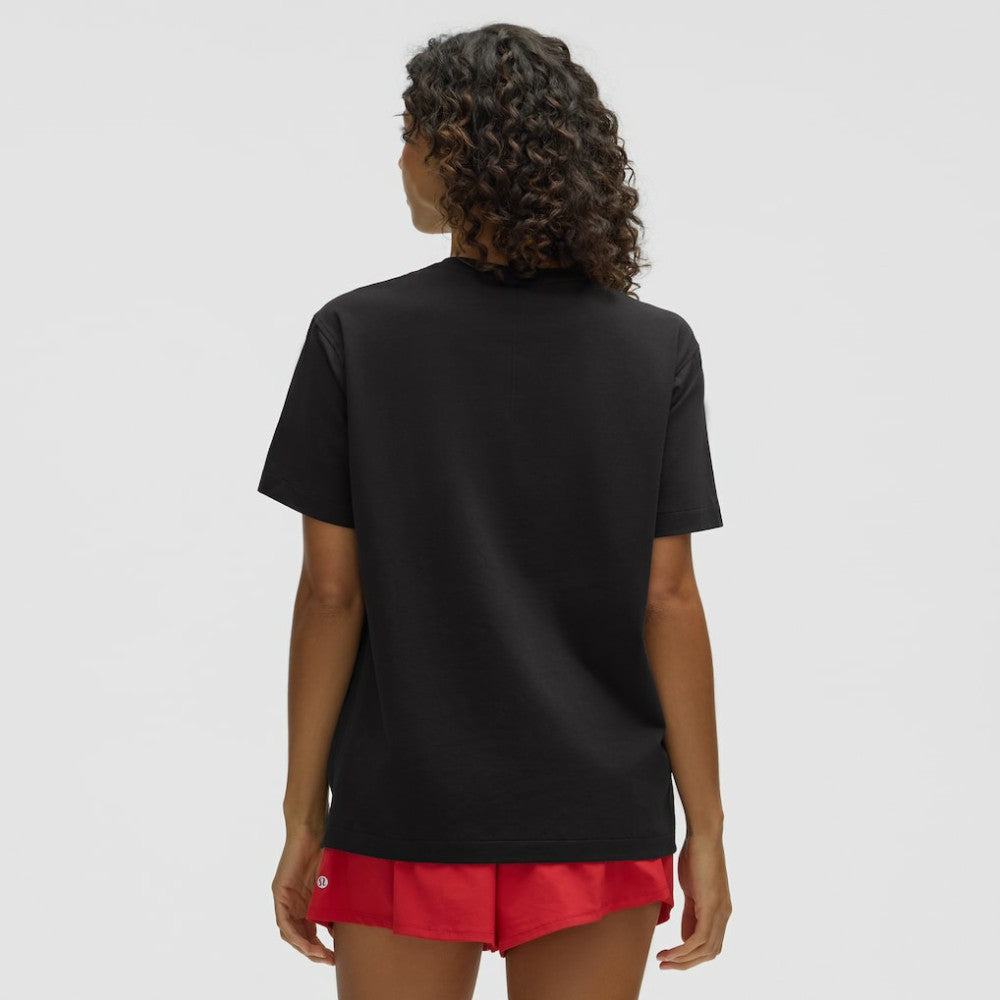 New Jersey Devils lululemon Women's All Yours Organic Cotton T-Shirt - Black | US 203169859